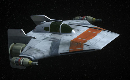 A-wing Trainer. Autor i źródło obrazka: Star Wars Databank