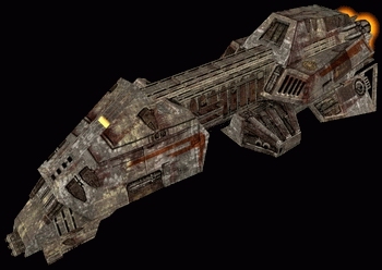Fregata Interceptor. Autor i źródło obrazka: Empire at War, Lucasarts