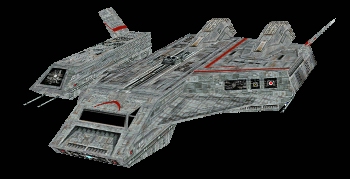 Transportowiec muuriański. Autor i źródło obrazka: gra 'X-Wing vs TIE Fighter' - LucasArts