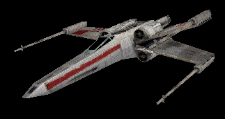 X-wing AC4. Autor i źródło obrazka: gra 'X-Wing vs TIE Fighter', LucasArts