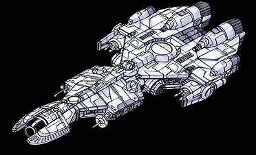 Transportowiec YZ-900. Autor i źródło obrazka: Jeff Carlisle, SW Gamer 4, WotC